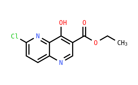 20423 - 6-Chloro-4-hydroxy-[1,5]naphthyridine-3-carboxylic acid ethyl ester | CAS 127094-58-0